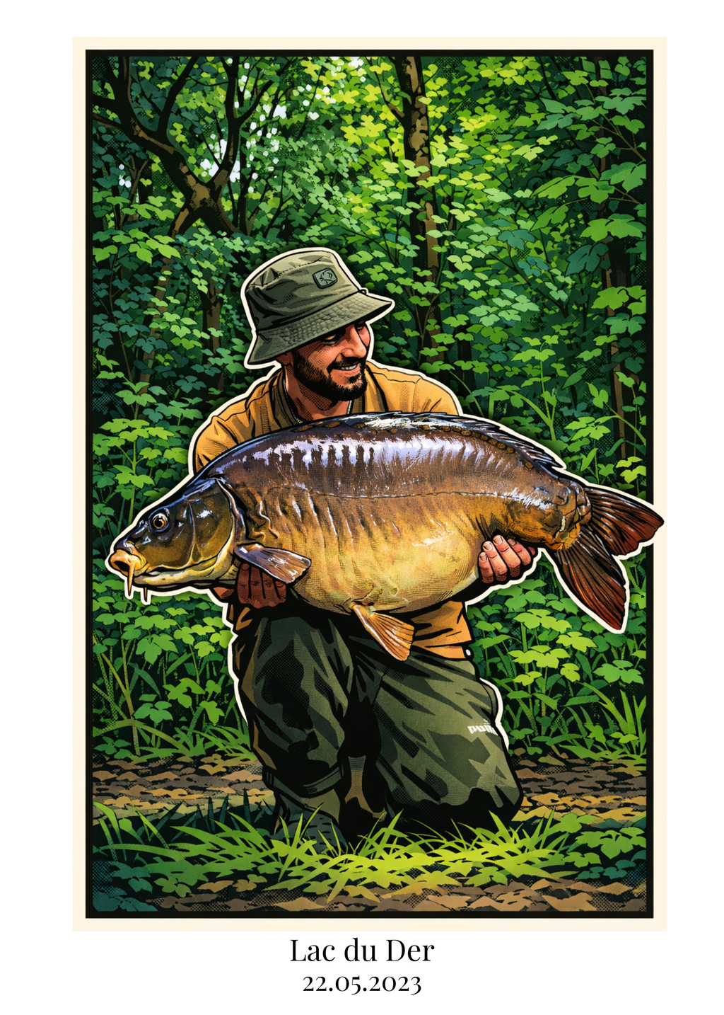 Personalised Carpfishing Poster